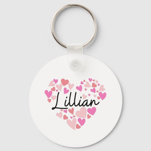 I Liebe Lillian Schlüsselanhänger (Vorderseite)