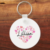 I Liebe Lillian Schlüsselanhänger (Vorderseite)