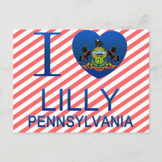 I Liebe Lilly, PA Postkarte (Vorderseite)