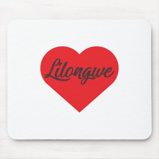 I Liebe Lilongwe - Malawi Mousepad (Vorne)