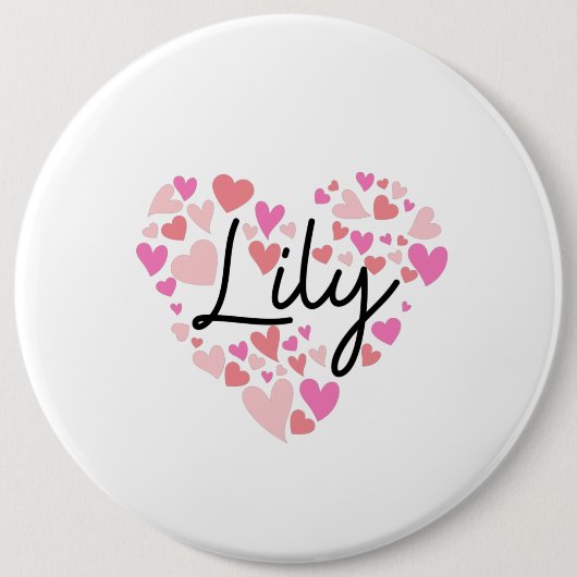 I Liebe Lily Button (Vorderseite)