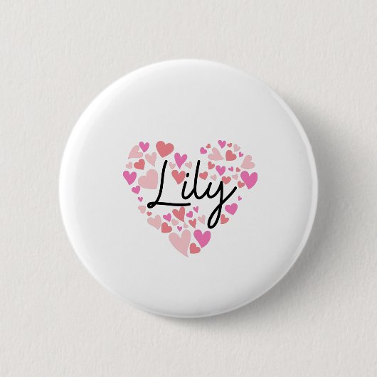 I Liebe Lily Button (Vorderseite)