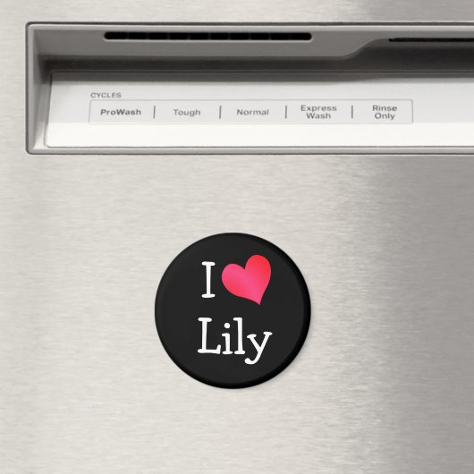 I Liebe Lily Magnet (In Situ (Geschirrspüler))