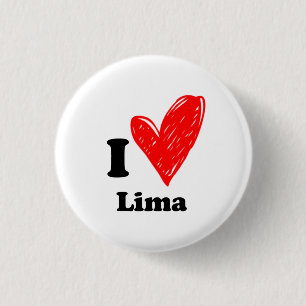 I Liebe Lima Button