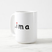 I Liebe Lima Peru Kaffeetasse (Vorderseite Links)