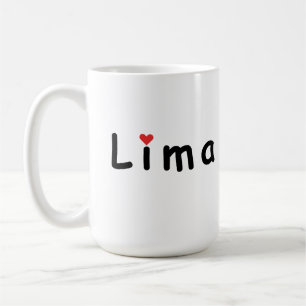 I Liebe Lima Peru Kaffeetasse