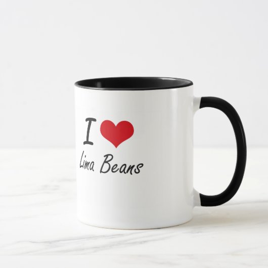 I Liebe-Limabohnen Tasse (Rechts)