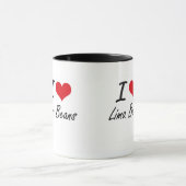 I Liebe-Limabohnen Tasse (Zentrum)