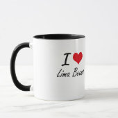 I Liebe-Limabohnen Tasse (Links)