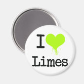 I Liebe Limes Magnet (Vorderseite/Rückseite)