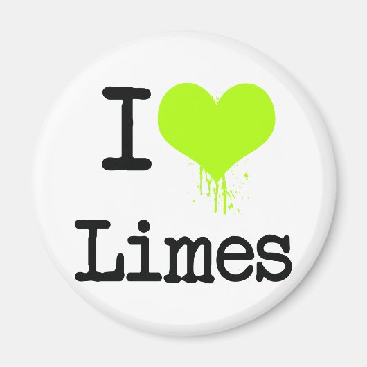 I Liebe Limes Magnet (Vorne)
