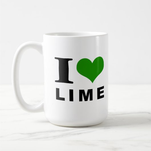 I LIEBE LIMON KAFFEETASSE (Links)