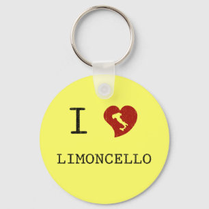 I Liebe Limoncello Schlüsselanhänger