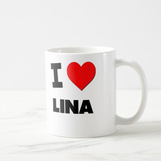 I Liebe Lina Kaffeetasse (Rechts)