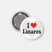 I Liebe Linares, Spanien Magnet (Vorderseite/Rückseite)