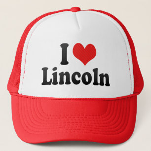 I Liebe Lincoln Truckerkappe