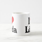 I Liebe Linda Kaffeetasse (Mittel)