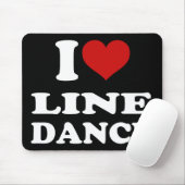 I Liebe Line Dance Mousepad (Mit Mouse)