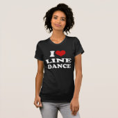 I Liebe Line Dance T-Shirt (Vorne ganz)