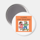 i Liebe Line Tanz Magnet (Vorderseite/Rückseite)