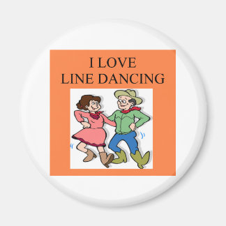 i Liebe Line Tanz Magnet