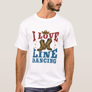 I Liebe Line Tanz T-Shirt