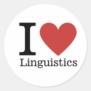 I ❤️ Liebe Linguistics STICKER