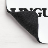 I Liebe-Linguistik Mousepad (Ecke)