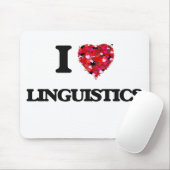 I Liebe-Linguistik Mousepad (Mit Mouse)