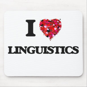 I Liebe-Linguistik Mousepad