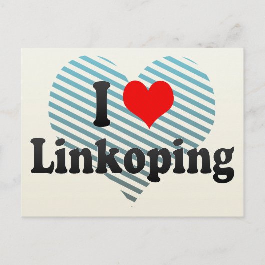 I Liebe Linkoping, Schweden Postkarte (Vorderseite)