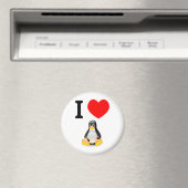 I Liebe Linux Magnet (In Situ (Geschirrspüler))