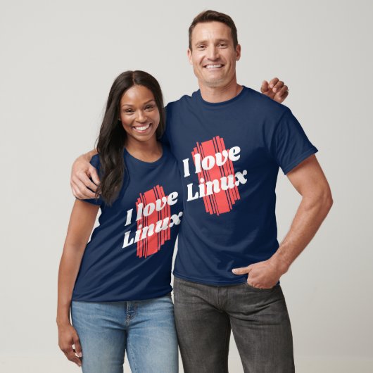 I Liebe Linux T - Shirt (Unisex)