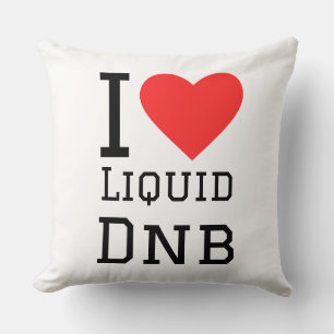 I Liebe Liquid dnb Kissen