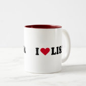 I LIEBE LISA ZWEIFARBIGE TASSE (VorderseiteRechts)