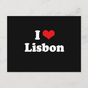 I LIEBE LISBON POSTKARTE