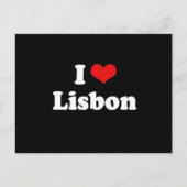 I LIEBE LISBON POSTKARTE (Vorderseite)
