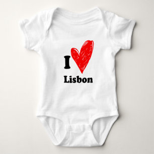 I Liebe Lissabon Baby Strampler