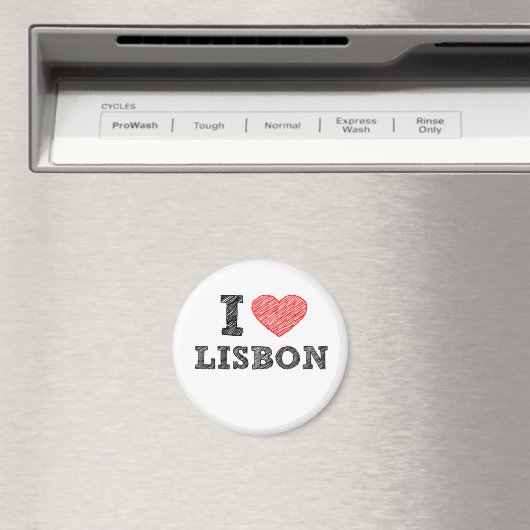 I Liebe Lissabon Magnet (In Situ (Geschirrspüler))