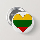 I Liebe Litauen Button (Vorne & Hinten)