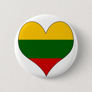 I Liebe Litauen Button