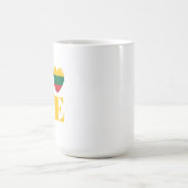 I Liebe Litauen Kaffeetasse (Mittel)