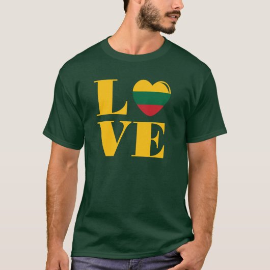 I Liebe Litauen T-Shirt (Vorderseite)