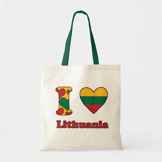 I Liebe Litauen Tragetasche (Vorne)