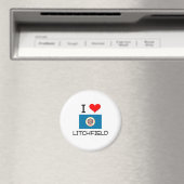 I Liebe Litchfield Minnesota Magnet (In Situ (Geschirrspüler))