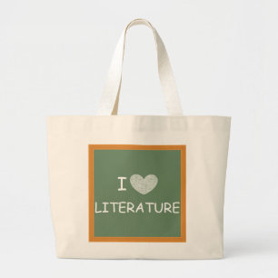 I Liebe-Literatur Jumbo Stoffbeutel