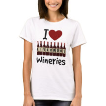 I Liebe Livermore Wineries Herz und Weinflaschen