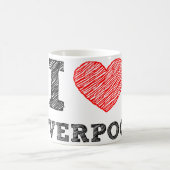 I Liebe Liverpool Kaffeetasse (Mittel)