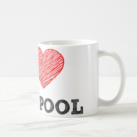 I Liebe Liverpool Kaffeetasse (Rechts)