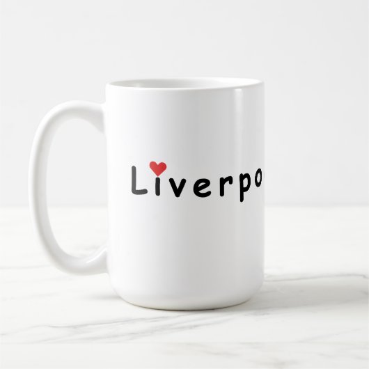 I Liebe Liverpool Kaffeetasse (Links)